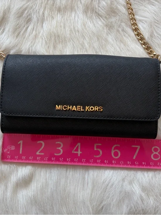 ✨NWT! MICHAEL KORS Jet Set Travel Saffiano Leather Crossbody - Picture 7 of 9